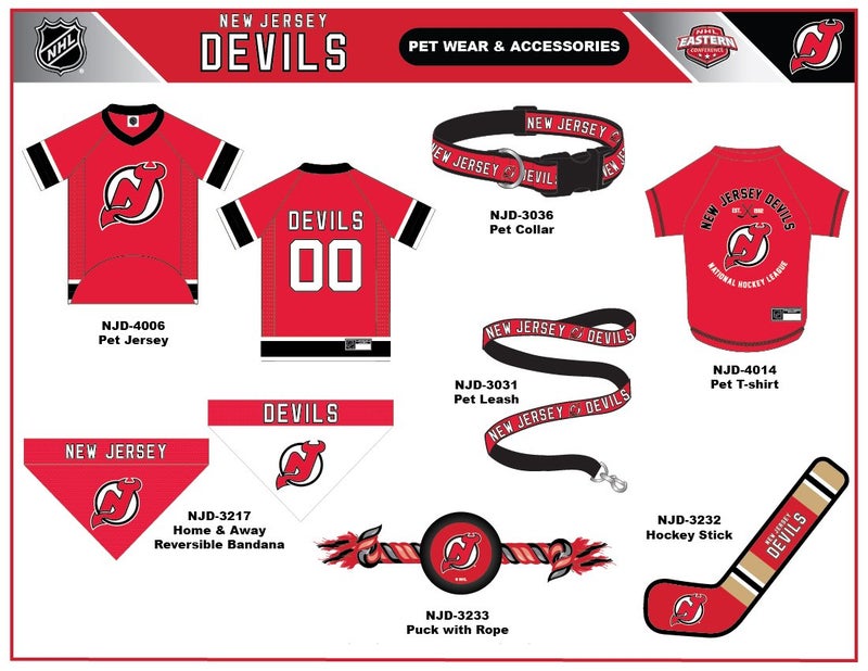 Pets First NHL NEW JERSEY DEVILS BANDANA for DOGS & CATS, Small/Medium. - Cute & Stylish Bandana! The Perfect HOCKEY FAN Scarf Bandana, great for Birthdays or any Party! - Image 5